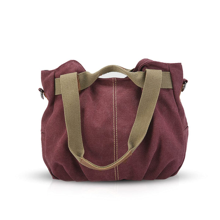 NICOLE &amp; DORIS Canvas Tasche Damen Tragetaschen für Damen Schultertaschen Umhängetasche Leinwand Han
