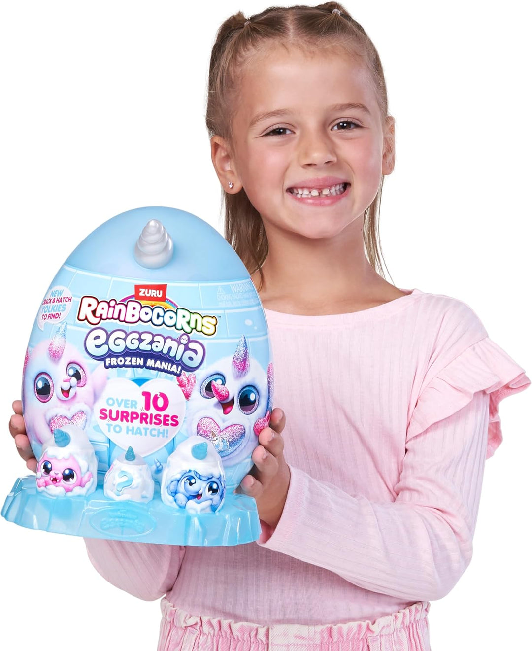 Rainbocorns Eggzania Frozencorn Mania (FROSTINE) von ZURU, Plüschspielzeug zum Sammeln für Mädchen a