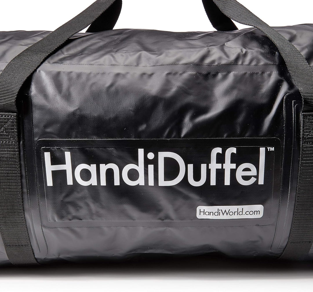 HandiWorld HDUFF95 HandiDuffel wasserdichte Transport-Tasche, 95 Liter, Schwarz