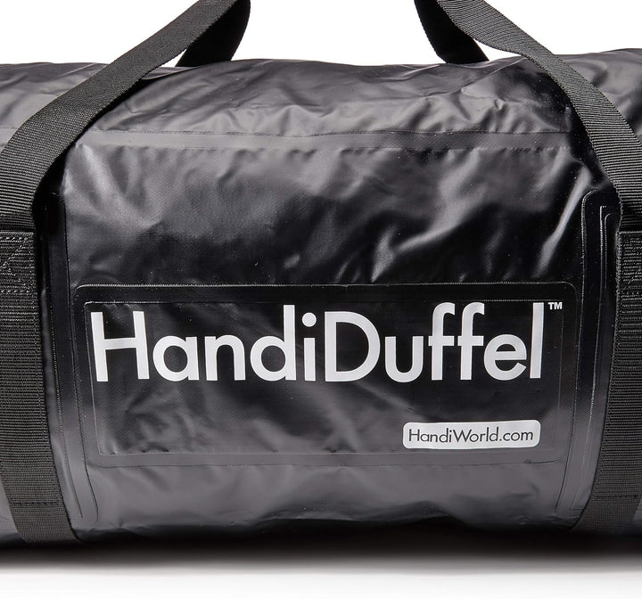 HandiWorld HDUFF95 HandiDuffel wasserdichte Transport-Tasche, 95 Liter, Schwarz