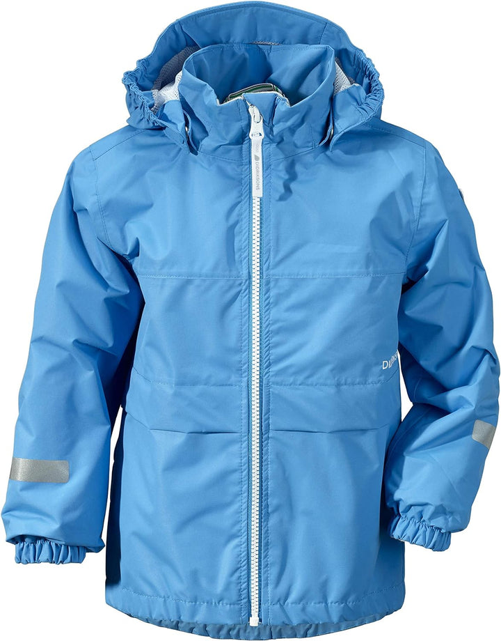 Didriksons 1913 Unisex Regenjacke Droppen mit reflektierenden Details Malibu Blue, 100