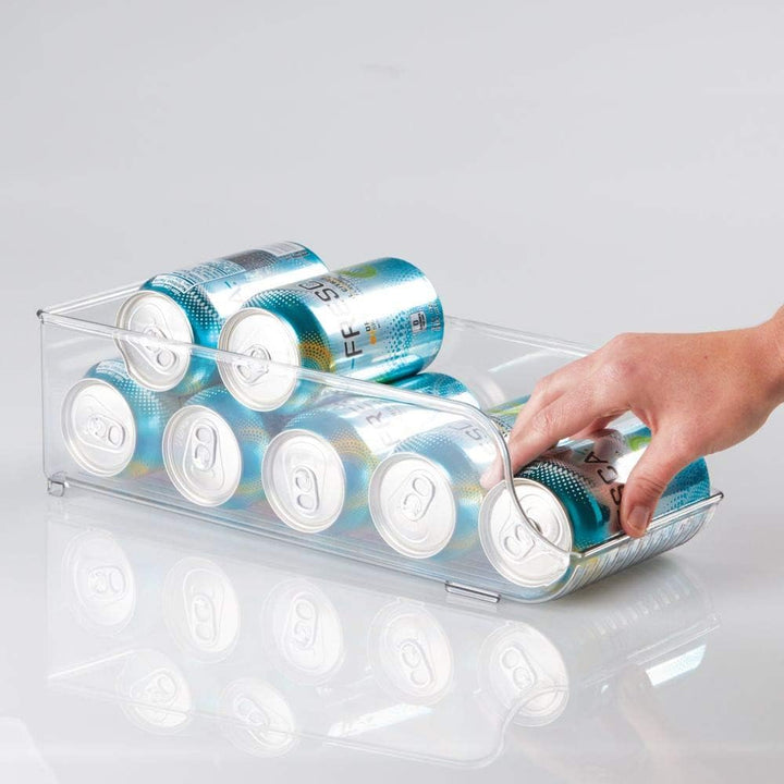 mDesign 2er-Set Dosenhalter für Kühlschrank und Küchenschrank – ideale Lebensmittel Aufbewahrungsbox