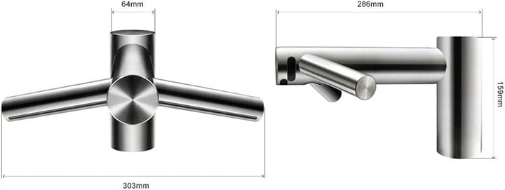 Händetrockner Dyson Airblade Tap