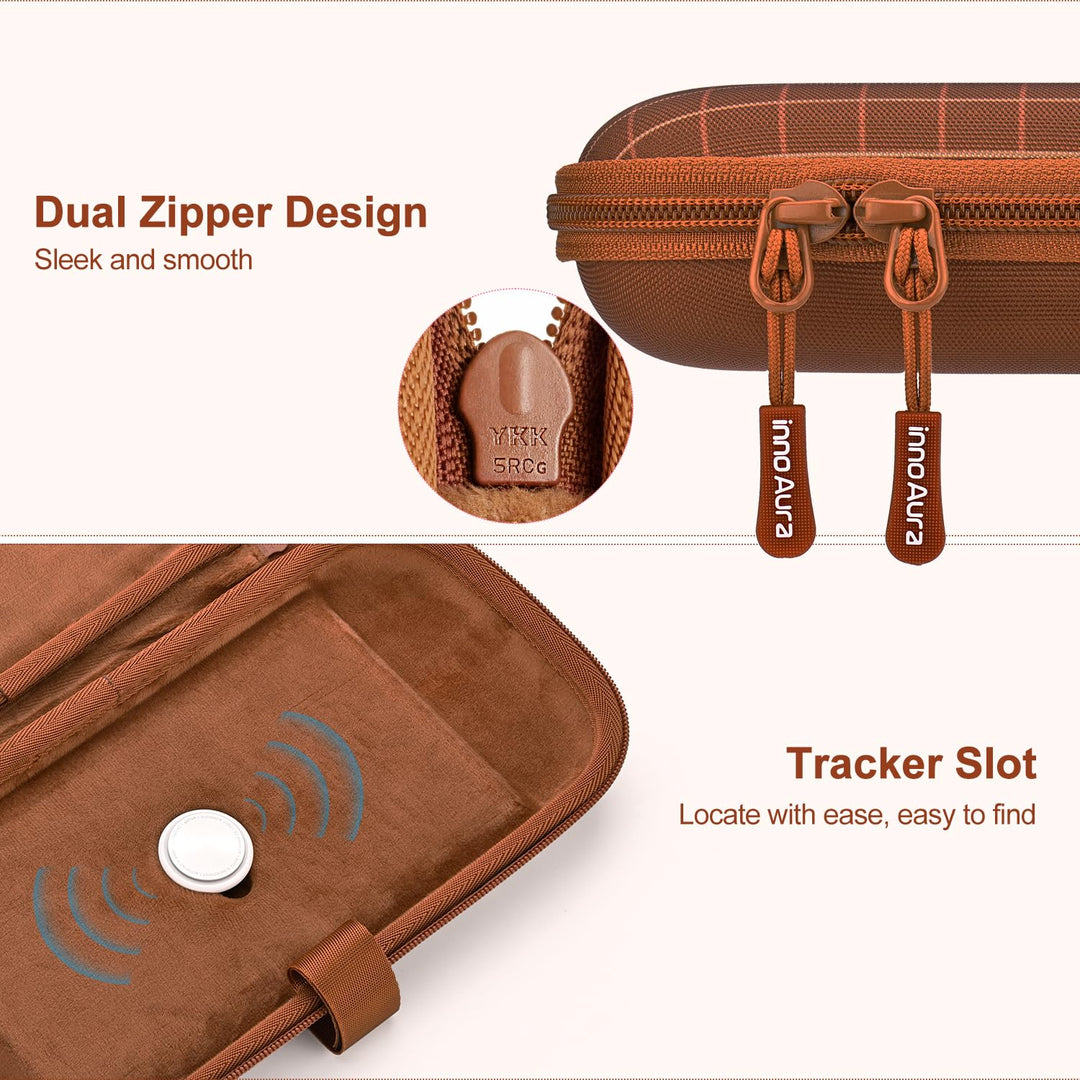 innoAura Switch 2 Tasche, Ultradünne Switch 2 Hülle für Switch 2 Konsole, 900D Filzstruktur, 9 Spiel