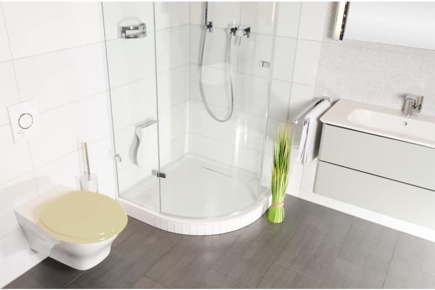 Sanilo WC Sitz ohne Absenkautomatik, viele einfarbige Toilettendeckel zur Auswahl, hochwertige und s