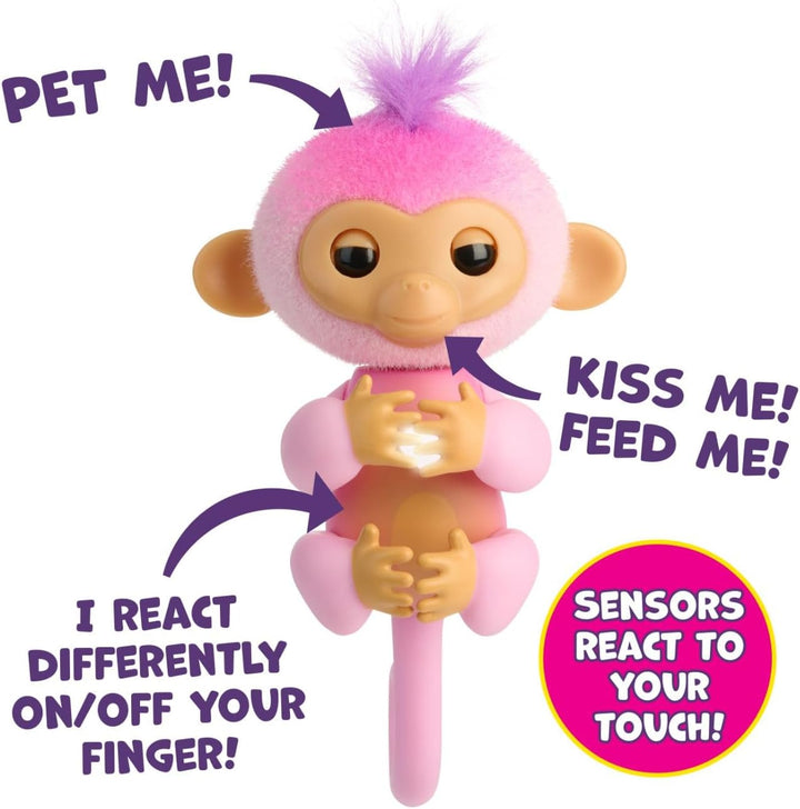 Fingerlings 2.0 Monkey Pink - Harmony, 3.14 x 3.14 x 4.92 inches