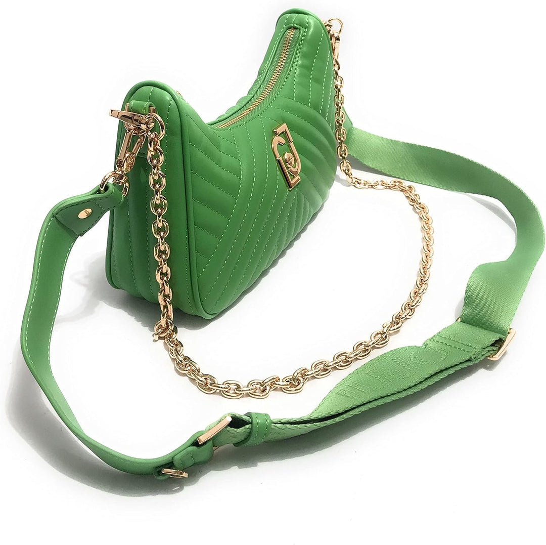 Liu Jo Borsa donna tracolla Achala ecs S hobo ecopelle verde BS23LJ44 AA3225 E0426 Media