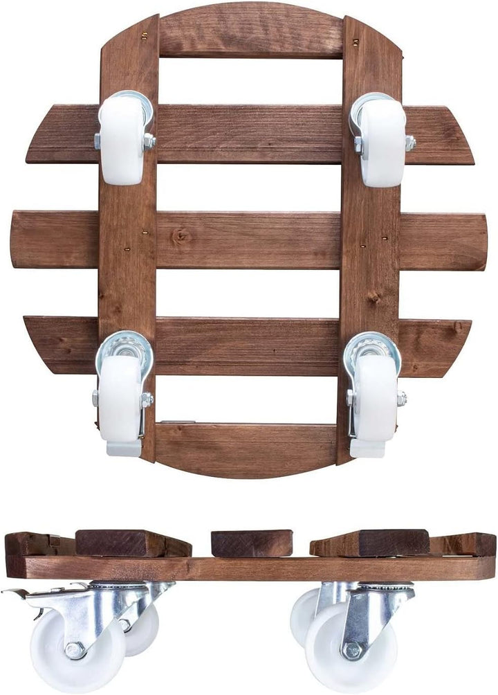 Wagner Pflanzenroller GIGANT Big Ø 45 x 13 cm I Blumenroller für Aussenbereich + Innenbereich I Kübe