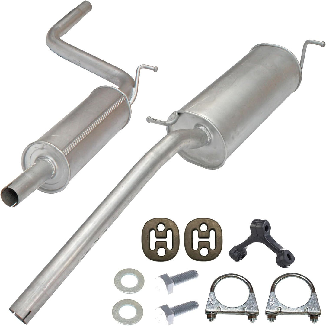 Ferroz Export Ersatz für Auspuffanlage Auspuff Schalldämpfer ab Kat VW Caddy 2004-2010 1.4