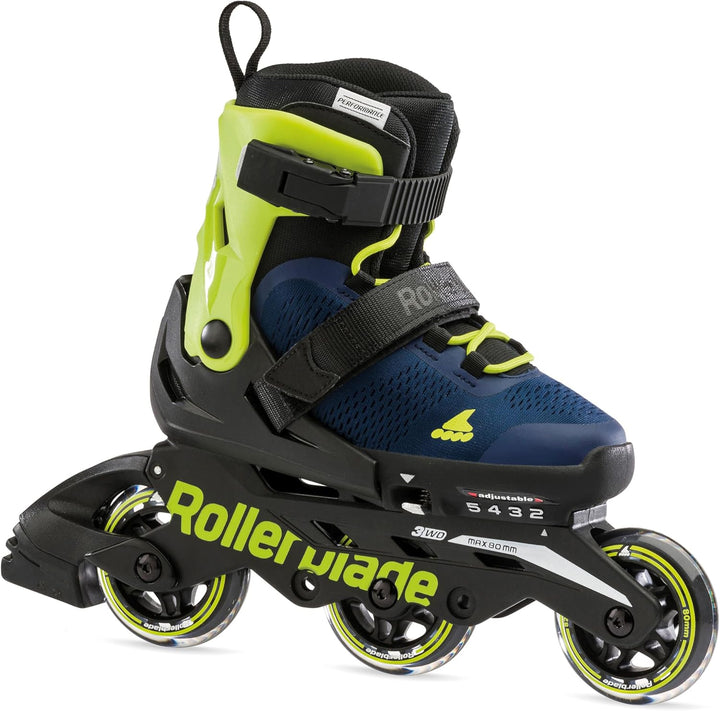 Rollerblade Unisex – Babys Microblade 3wd Inline-Skates 36.5-40.5 Schwarz, 36.5-40.5 Schwarz