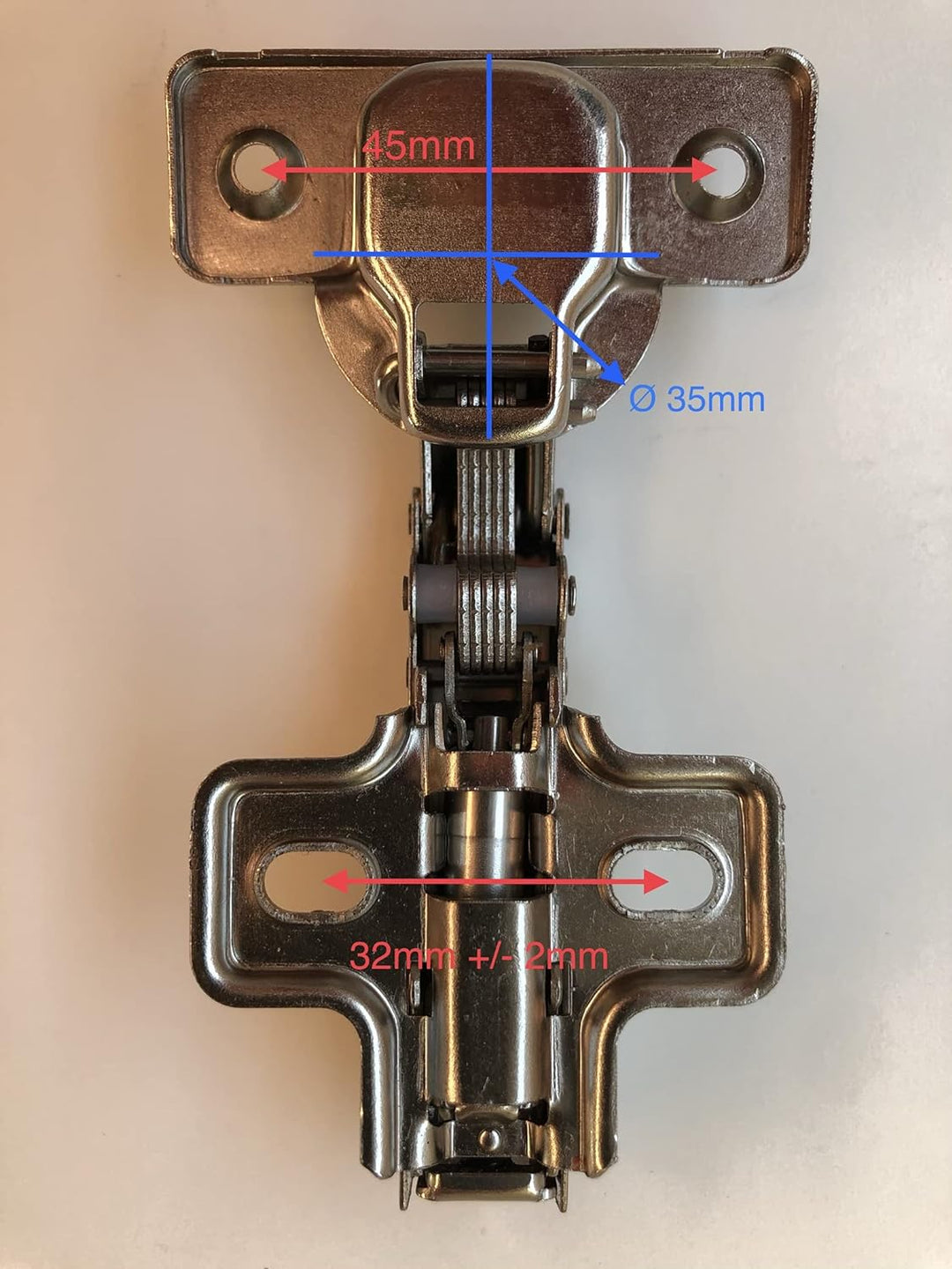NELI 8er-Set Scharniere (neu) mit Softclose für Besta mit 8 Scharniere und 32 Schrauben, NELI 8er-Se