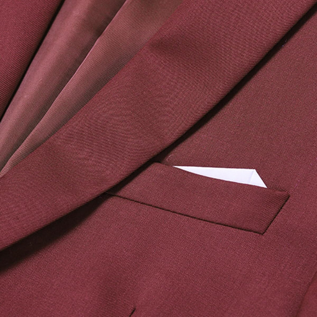 Allthemen Sakko Herren Slim Fit EIN Knopf Anzugjacke Herren Blazer für Business Hochzeit Freizeit XS