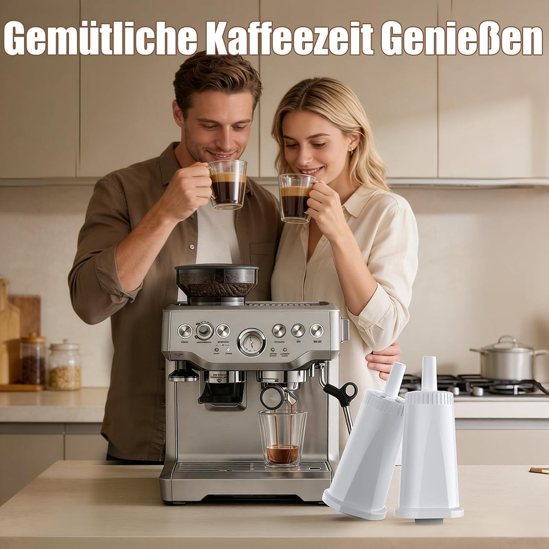 6 Stück Wasserfilter Kompatibel mit Sage, Für Barista Express/Pro/Touch/Impress/Oracle SES876/SES878