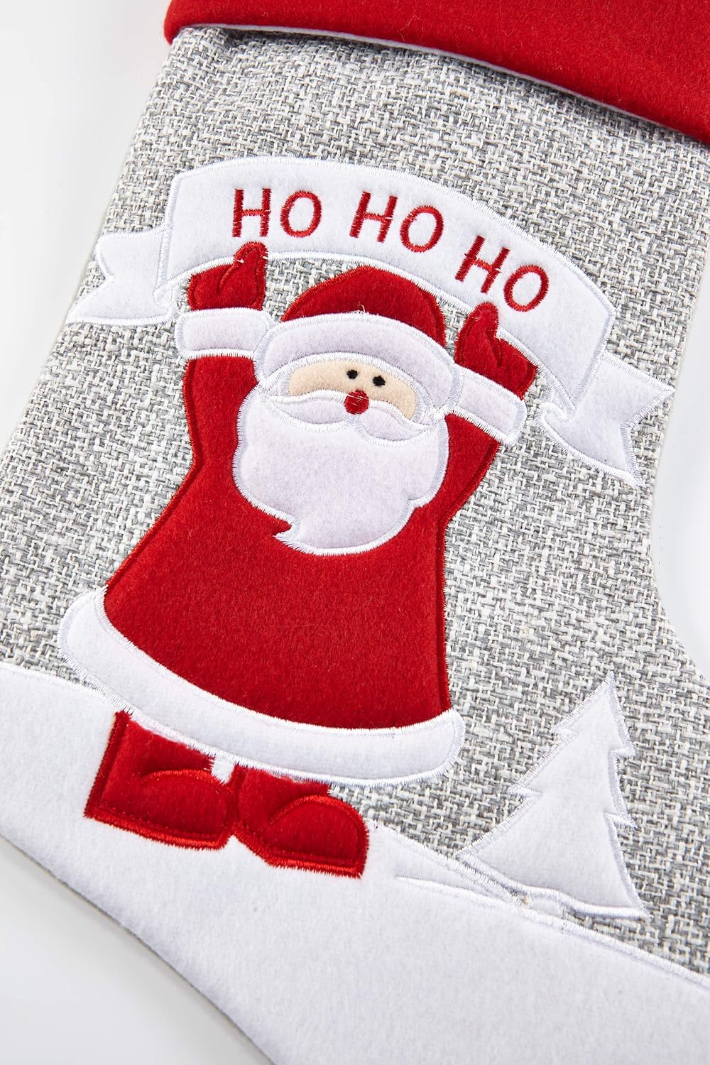 Heitmann Deco Nikolausstiefel-Set 41 cm | Weihnachtsstrumpf zum Befüllen | Nikolaussocke 3er Set mit
