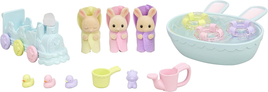 Sylvanian Families 5707 Triplets Baby Bathtime Set