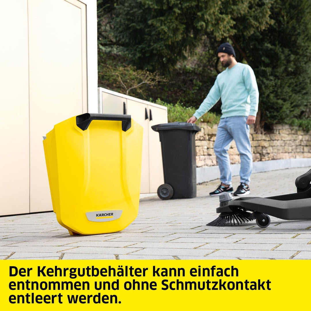 Kärcher Kehrmaschine S 6 (Max. Flächenleistung: 2500 m²/h, 1 Seitenbesen, Kehrbehälter: 38 l, Arbeit