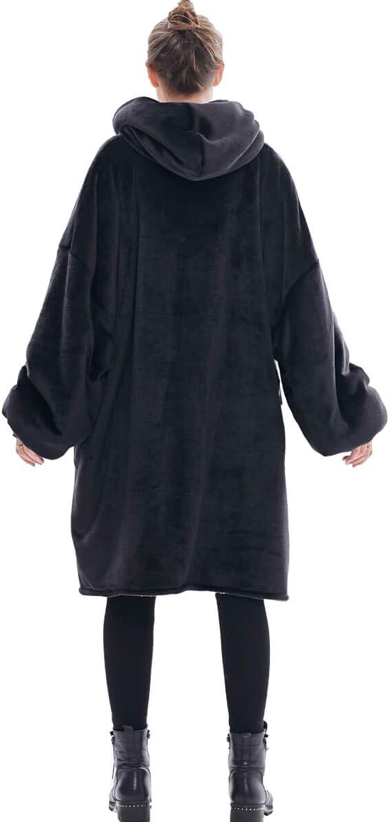 Übergrosse Hoodie Sweatshirt, Original Decke Sweatshirt, super weiche gemütliche warme komfortable R