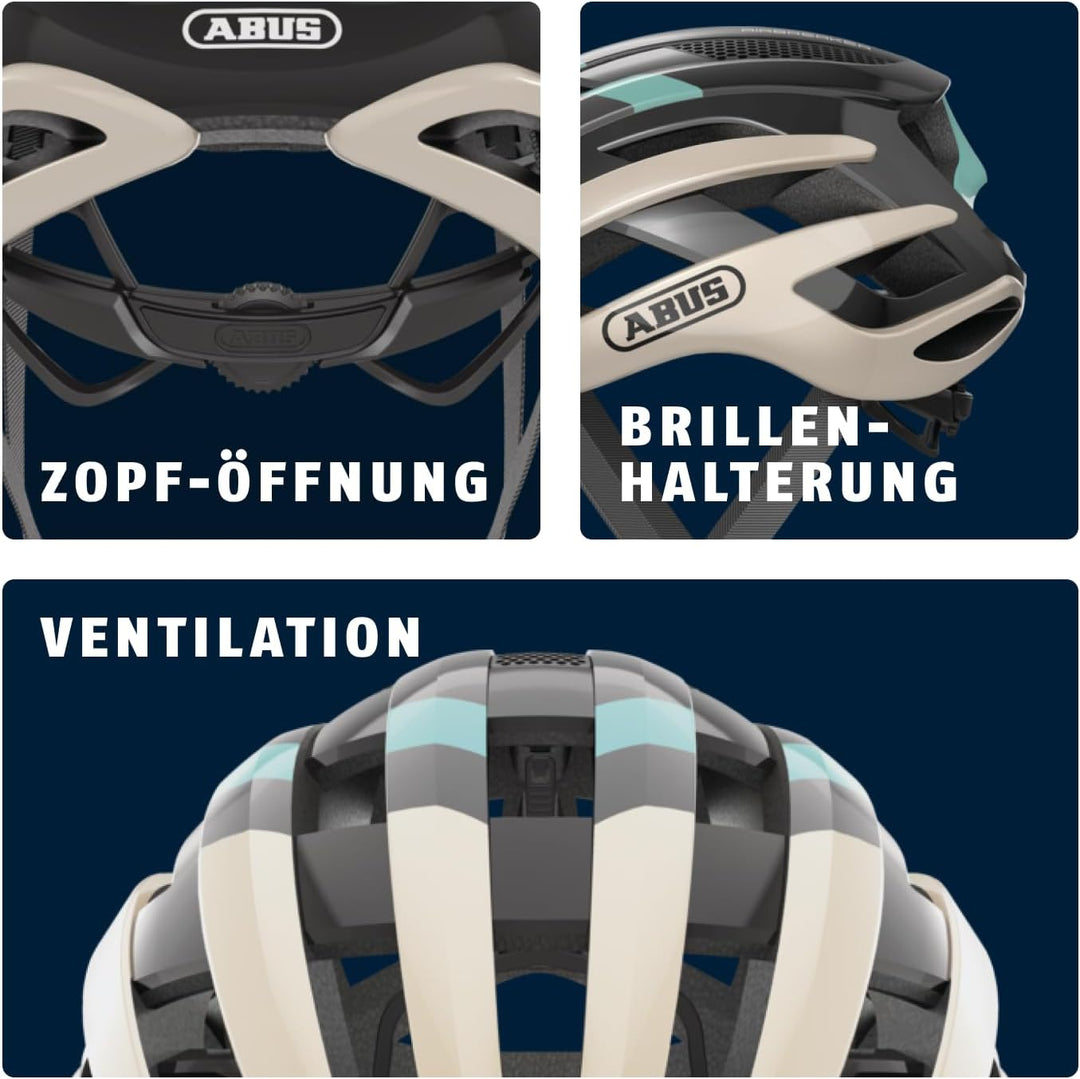 ABUS Rennradhelm AirBreaker - High-End Fahrradhelm für den professionellen Radsport - für Jugendlich