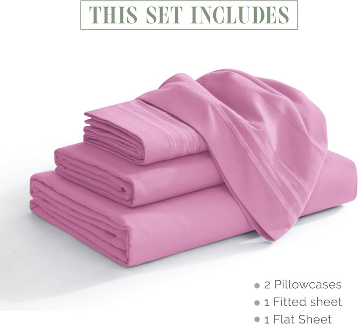 Elegant Comfort Bettwäsche-Set, luxuriös, weich, Fadenzahl 1500, ägyptische Qualität, Knitter- und l