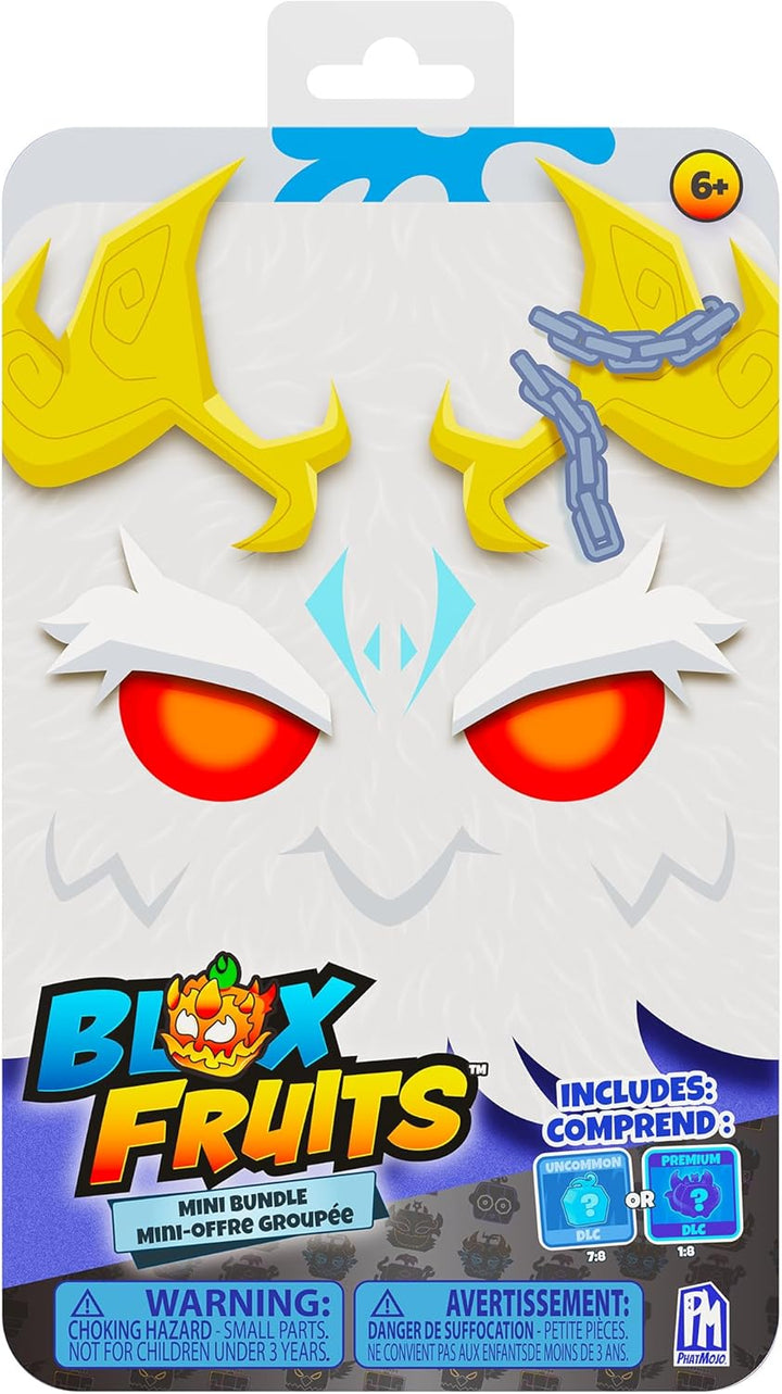 BLOX Fruits Yeti Mystery Mini Bundle Series 3, Plüschtier, Minifigur, Aufkleber, DLC-Code, 6 Sammler