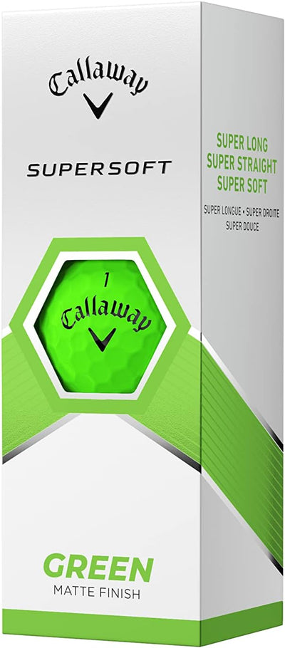 Callaway Supersoft Golfbälle 2023 Grün, Grün