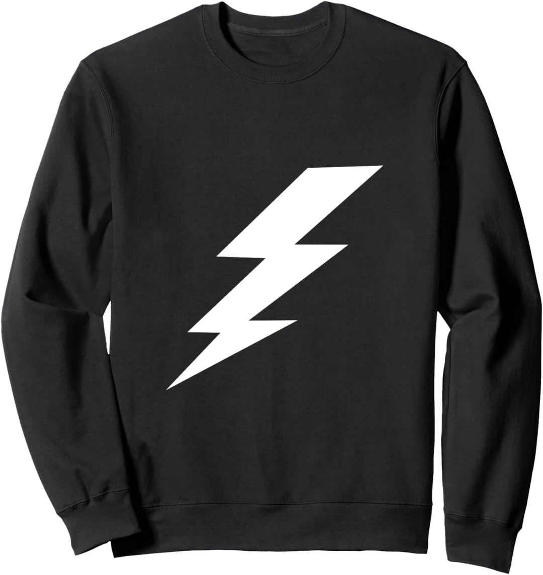Weisser Blitzschraube Sweatshirt