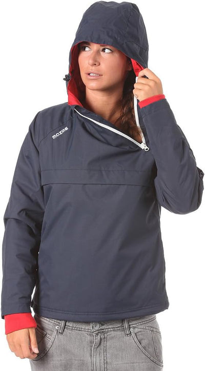 mazine Backbeat Jacke Blau Rot XS