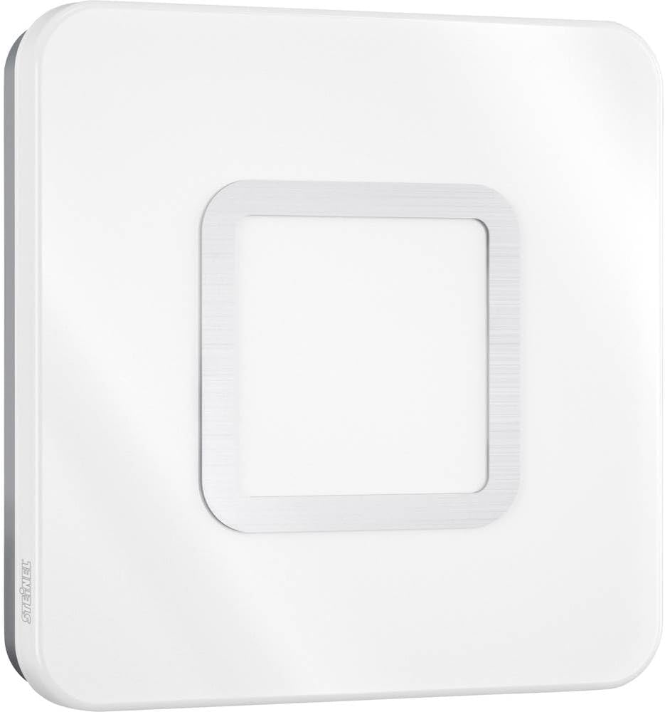 Steinel LED Innenleuchte RS LED M1 S Edelstahl, 8.8 W LED Wandlampe, 759 lm, 360° Bewegungsmelder, m