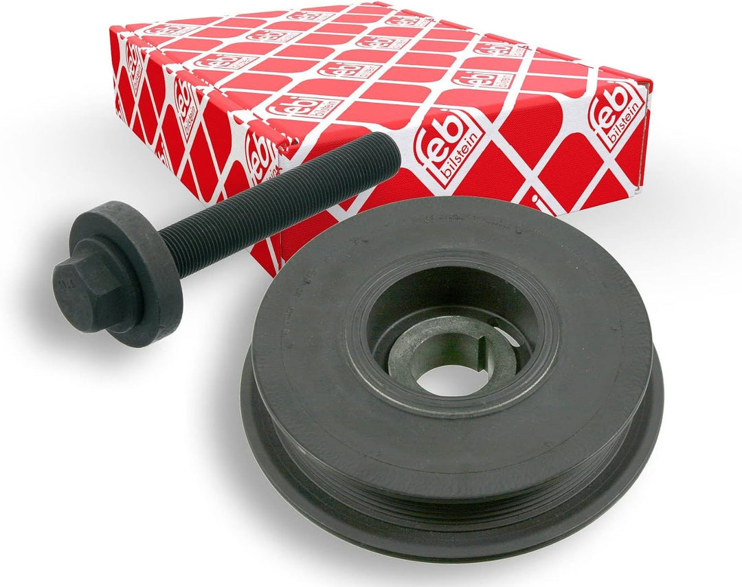 febi bilstein 33620 Riemenscheibe (entkoppelt) für Kurbelwelle, mit Schraube , 1 Stück