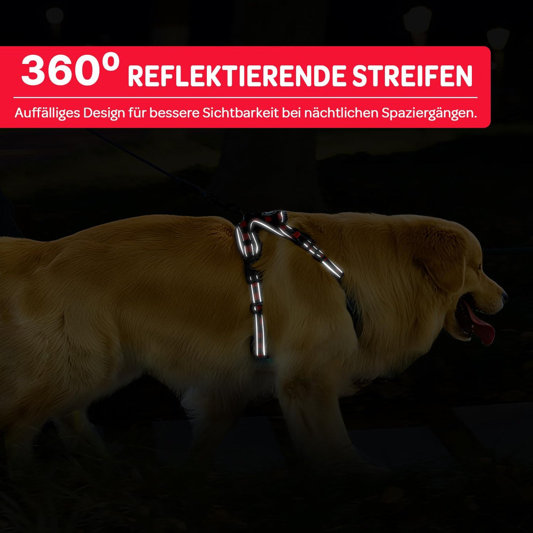 FURRYFECTION Anti Zug Hundegeschirr, Brustgeschirr kleine Hunde Sicherheitsgeschirr Welpen, Antizugg