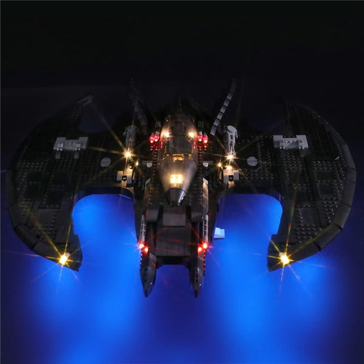 GEAMENT LED Licht-Set Kompatibel mit Lego Batwing 1989 - Beleuchtungsset für DC 76161 Baumodell (Leg