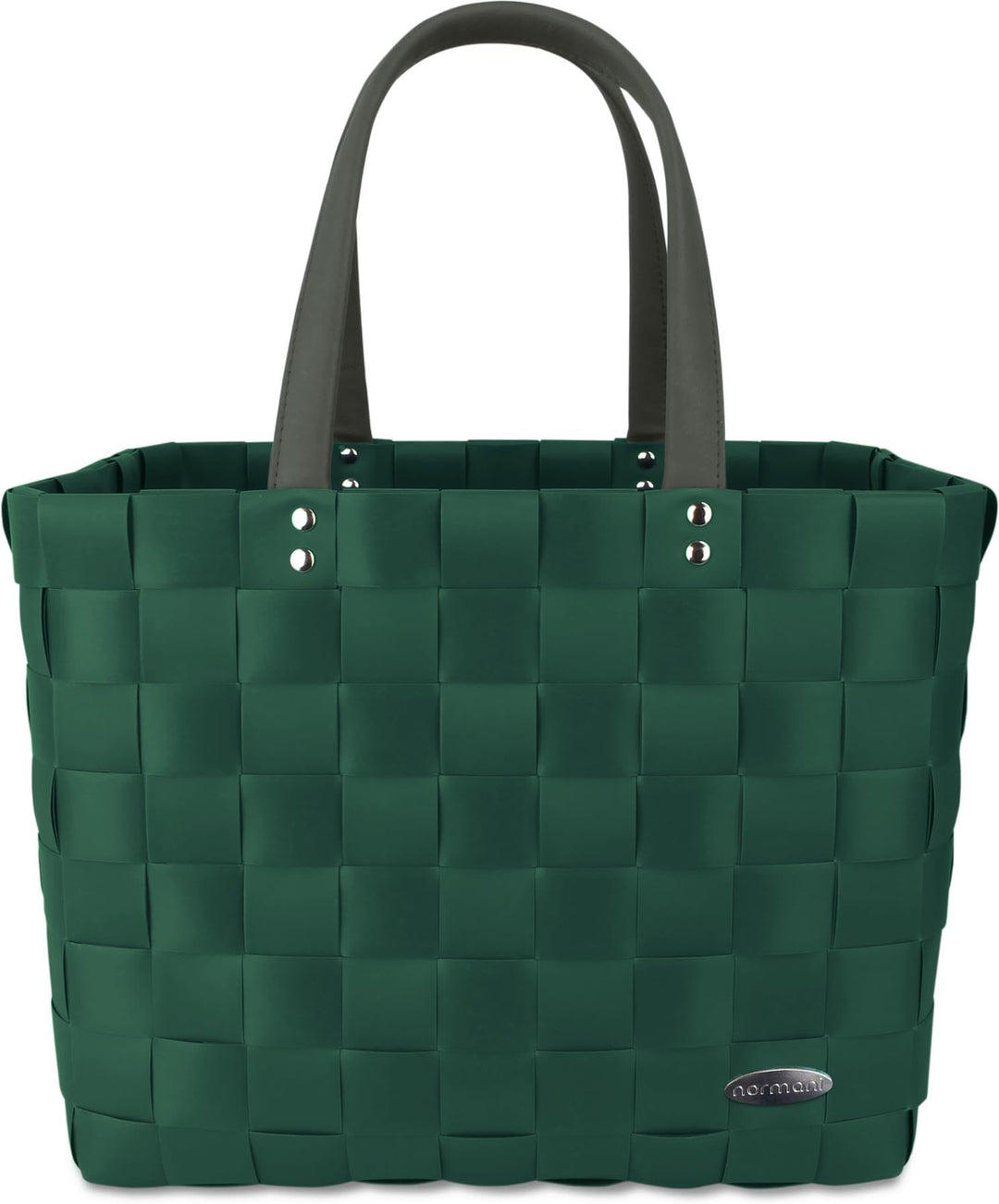 Einkaufstasche/Tragetasche mit Henkel - Einkaufskorb aus Kunststoff - Grosser Damen Shopper robust u
