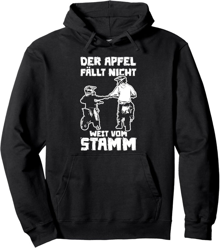 Papa Sohn Motocross Vatertag Pullover Hoodie