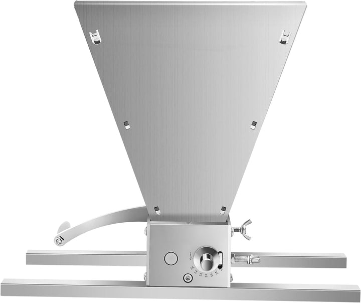 Getreidemühle Handkurbel & Bohrmaschinenantrieb, Malzschrotmühle aus Edelstahl & Aluminium, einstell