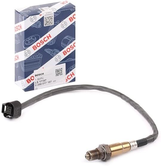 Bosch 0258017187 - Lambdasonde mit fahrzeugspezifischem Stecker