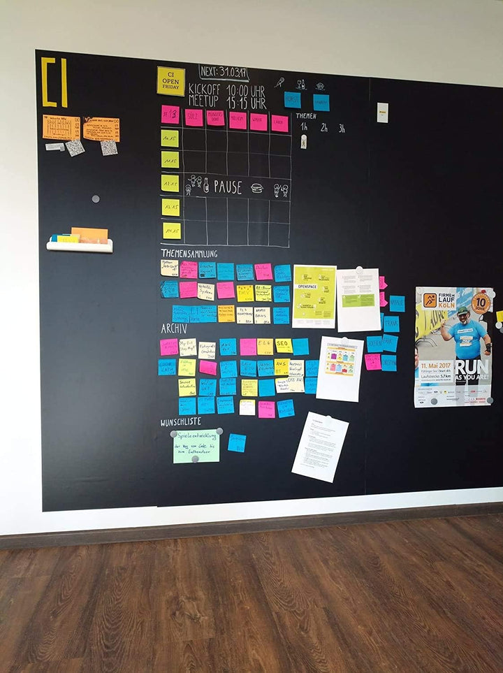 Blackboard | Chalkboard | Magnetic Memo-Board | Schoolboard | magnetic Sheet Foil | selfadhesive (10
