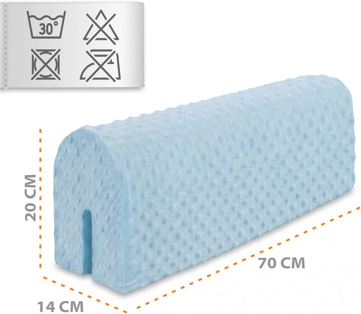 Totsy Baby Bettkantenschutz für Kinderbetten 70 cm - Schutz für Bettrahmen Kantenschutz Kinder Babyb