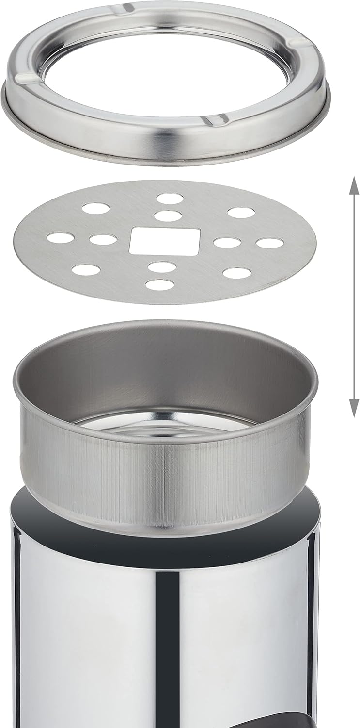 Relaxdays Standaschenbecher aus Edelstahl extra hoch 52,5 cm Stehaschenbecher zur Aussen Nutzung gee