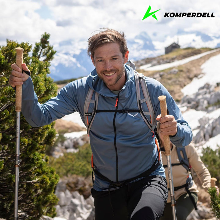 Komperdell Explorer Zero Cork Trekkingstöcke 105-140 cm
