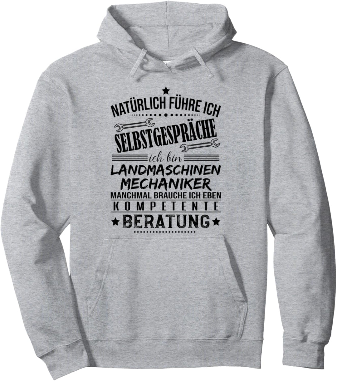 Landmaschinenmechaniker Selbstgespräche Traktor-Mechaniker Pullover Hoodie