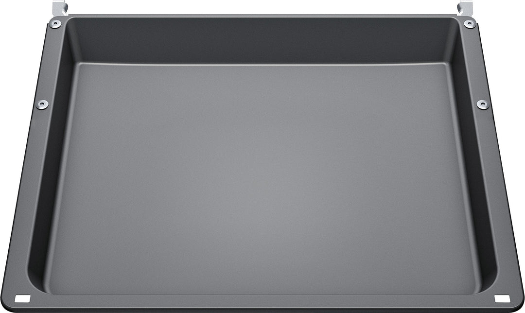 Bosch HEZ542000 Zubehör für Backöfen, Universalpfanne, grau emailliert, für Backöfen mit Backwagen S