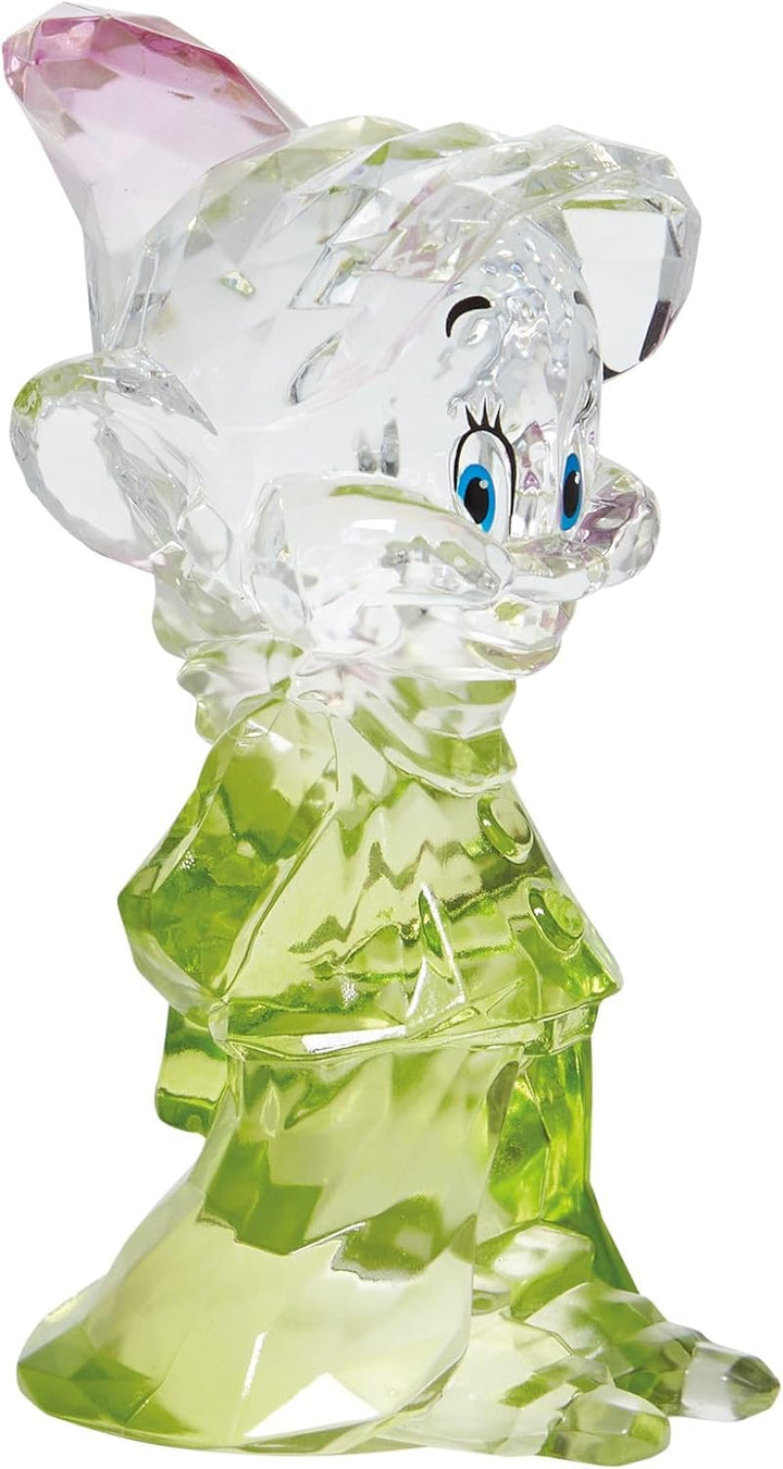 Enesco FACETS Disney Schneewittchen und die sieben Zwerge Dopey Miniatur-Figur, 8,9 cm, Grün
