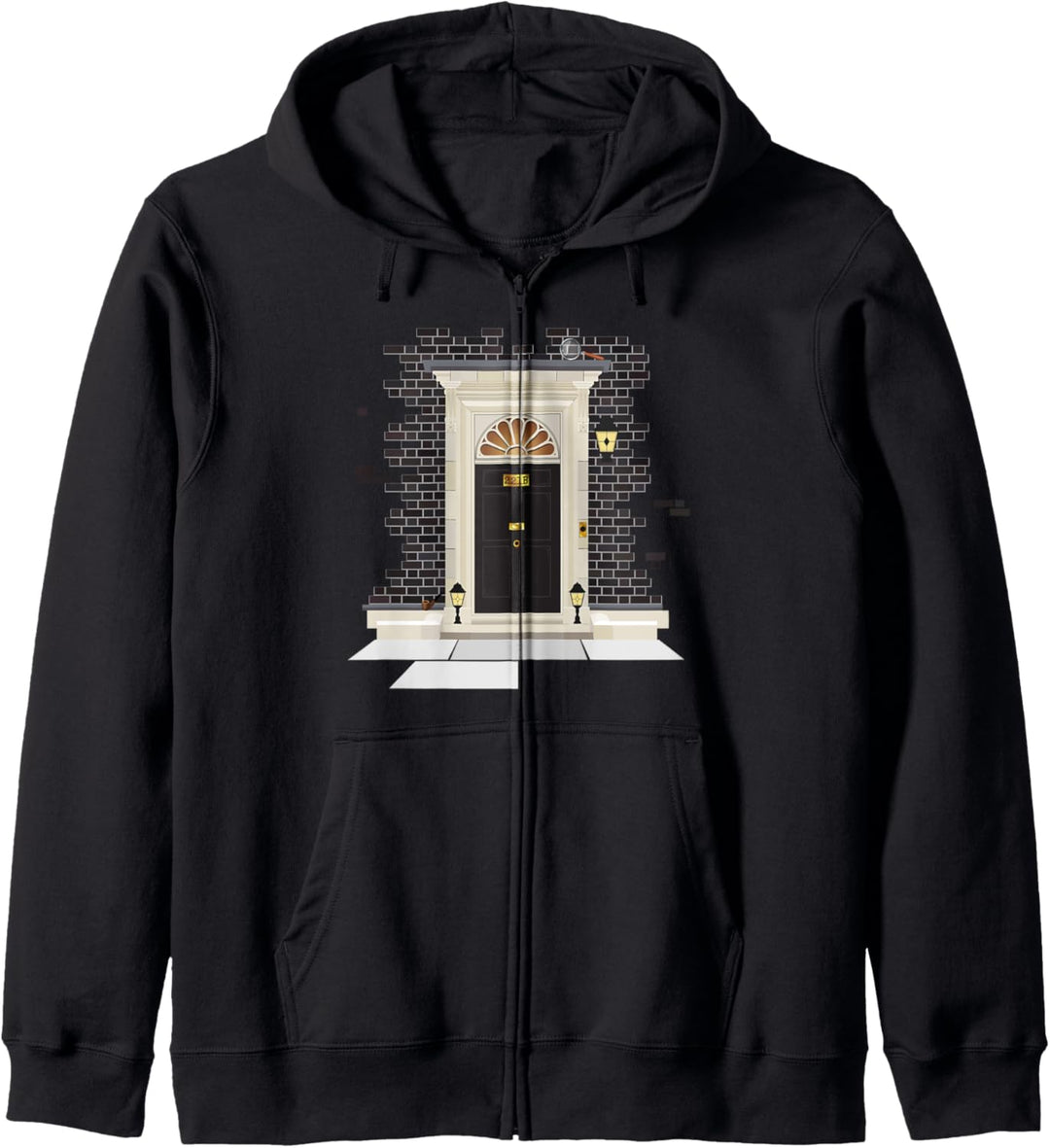 221B Baker Street Doorway – Neuheit Sherlock Holmes Kapuzenjacke