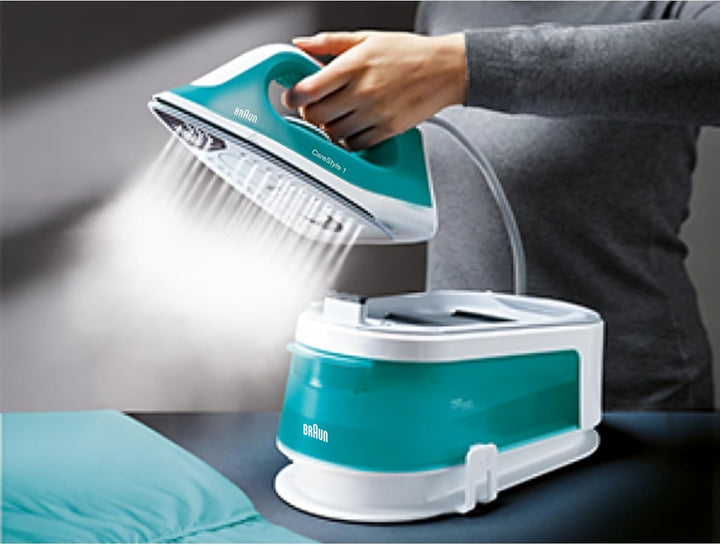 Braun CareStyle 1 Pro IS1013GR, Dampfbügeleisen mit FreeGlide 3D Technologie, SuperCeramic Sohle, Ve