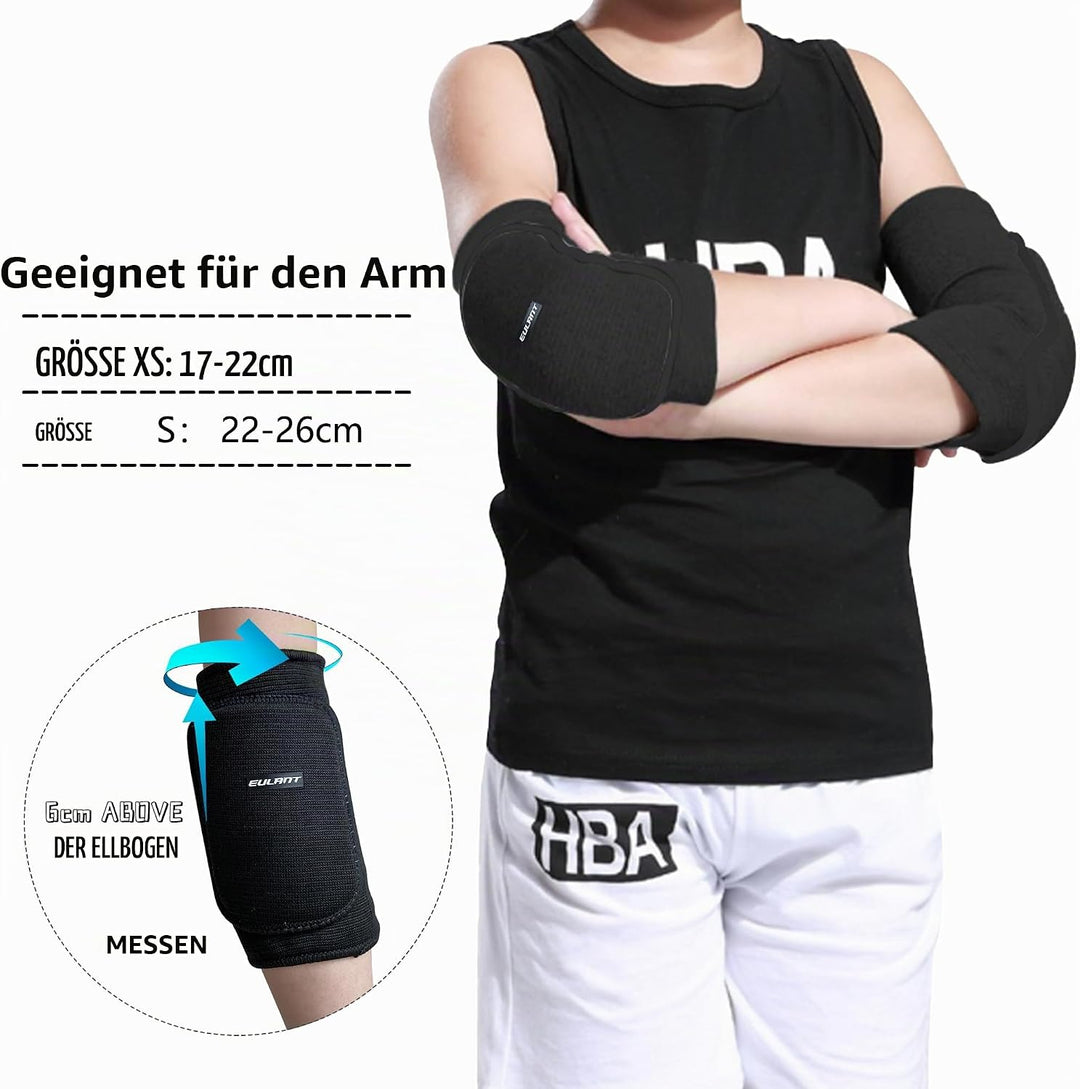 EULANT Kinder Kompression Arm Ärmel, Sport Arm Warmer Für Kinder, Ellenbogenschoner mit Hoher Elasti