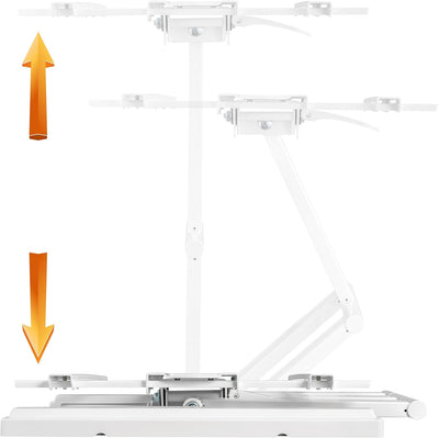 RICOO TV Wandhalterung Fernseher Schwenkbar Neigbar für 45-85 Zoll, Universal TV Halterung S5744-W,