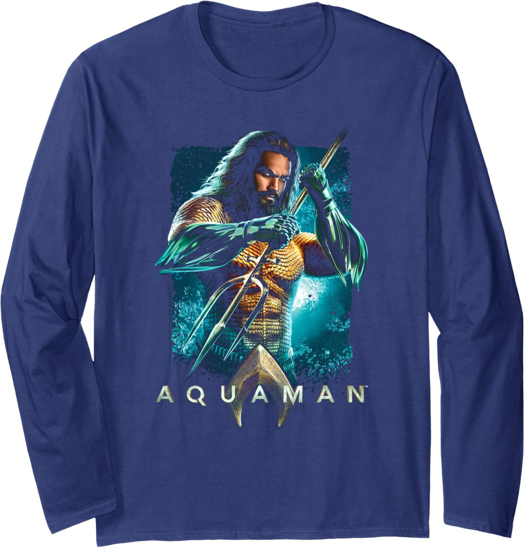 Aquaman Movie Trident Langarmshirt