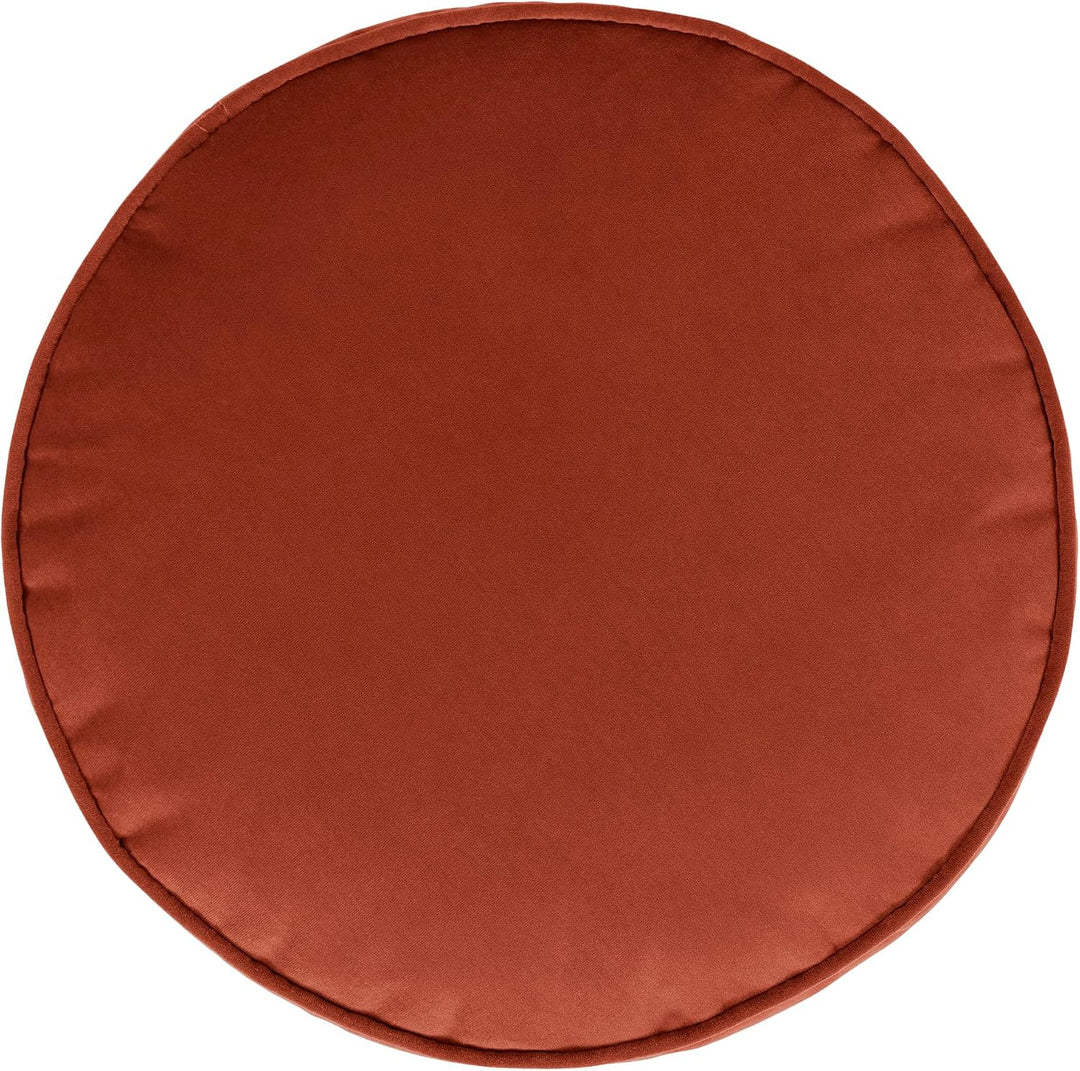 Icon Runder Sitzpuff „Milano“, XL Samt Sitzsack Hocker, Gross Fusshocker für das Wohnzimmer, Sitzkis