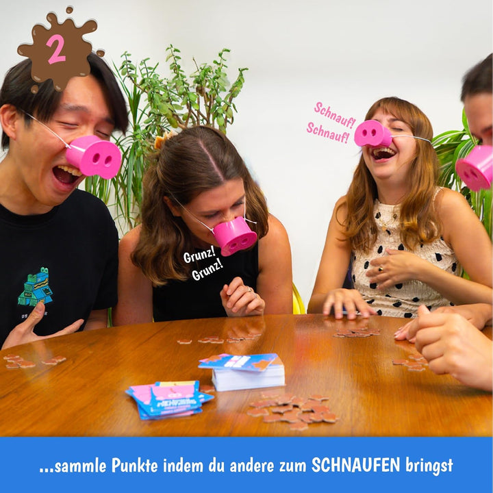 Lucky Egg Snort Funny - Partyspiele Für Erwachsene und Kinder - Wer Lacht, Hat Verloren – Familiensp