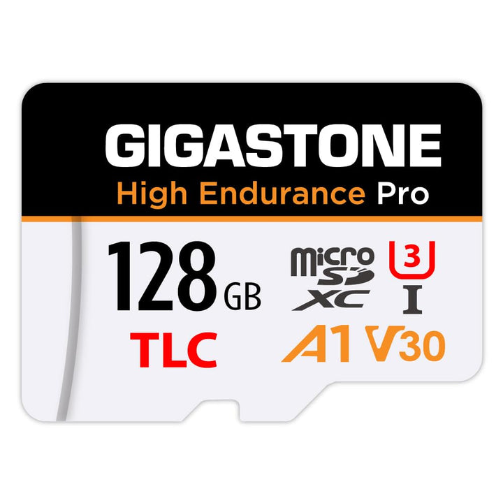 GIGASTONE 128 GB Micro-SD-Karte, hohe Ausdauer Pro Series Geschwindigkeit bis zu 100 MB/s, kompatibe